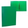 A folder with an A4, 500 μm plastic heater, a root of 14 mm, calligrata, up to 100 sheets, green