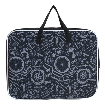 Folder with A4+handles, 360 x 290 x 70 mm, textile, Erichkrause bicycle 60246-2