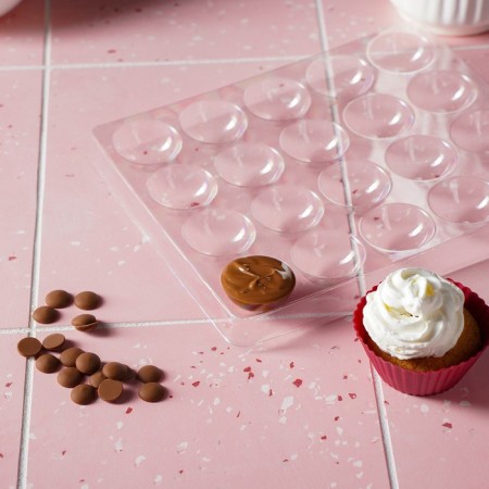Form for chocolate and sweets "Semosfer", 23.6 × 18.8 cm, 20 cells (4 × 4 × 1.8 cm)-9