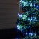 Girlynda "Horse tail" 10 threads 1 m, silver thread, 100 LED, white glow, 2 modes, solar battery