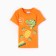 T -shirt for a boy, orange color, height 74 cm