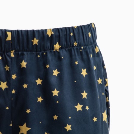 Pajama female kaftan "stars", p. 48-50, dark blue-10