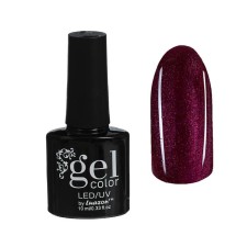 Nail gel polish three-phase LED/UV, 10ml, color B2-094 Eggplant is pearl