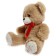 Soft toy "Bear Green", 50 cm, coffee color