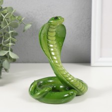 Souvenir Polystone Lac “Green Cobra” 11.3x9.8x13.4 cm