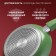 Forged pan Magistro Avocado, D = 28 cm, the removable handle of Soft-Touch, anti-stick coating, induction, color green