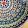 Largan Rishtan ceramics "Patterns", 33 cm, blue, deep