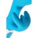 Unrealistic vibrator Satiffyer Embrace Me, silicone, blue color