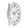 Wall clock, series: interior, "fossa", smooth move, 31 x 31 cm
