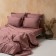 Fergy pillowcase set, size 50x70 cm, plum color, 2 pcs