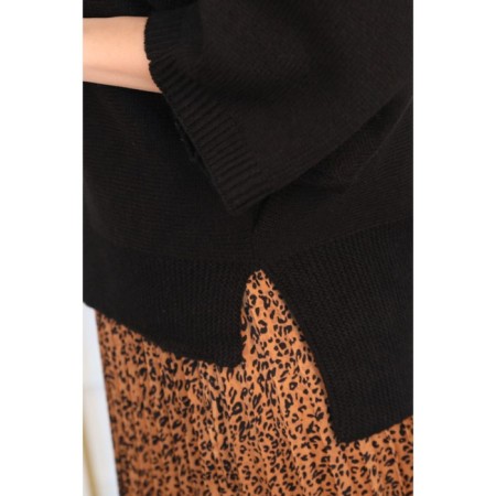 Female jumper, size 50, black color-5