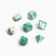 Cubes set for D&D (Dungeons and Dragons, DND) "Game time", Series: D&D, 7 pcs, marble