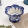 Vase for jam, small, gzhel, porcelain, 7x12 cm