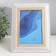 Photo frame plastic 10x15 cm "Golden dams on white" 20x15 cm