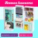 A set of furniture for dolls "Bathroom": bathroom, sink, dressing room