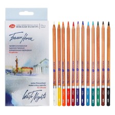 Pencils of watercolor set 12 colors, ZHK 