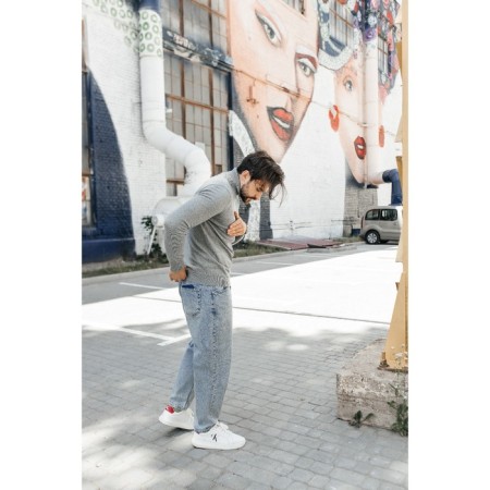 Jumper male ise, size 56, color gray-4