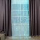 Garland "Curtain" 2.8 × 3 m dew on hooks, with a remote control, IP20, silver thread, 300 LED, glow aquamarine, 8 modes, USB