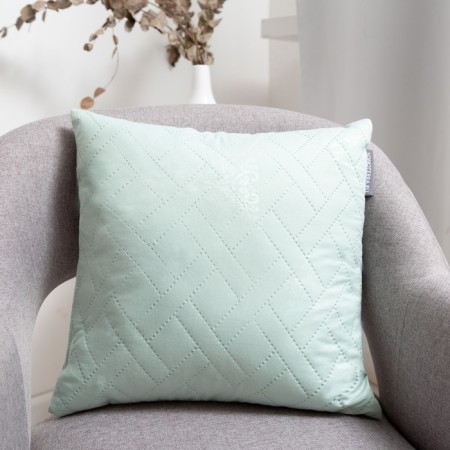 Decorative pillow, size 40x40cm, green color, mixture-3