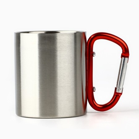 Tourist mug with carbine "Fishing is better", 180 ml-2
