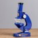 Microscope "Biology", the frequency of an increase in 450x, 200x, 100x, with backlight, blue