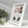 Photo frame 10x15 cm with a stamp. Podushka "baby" white 28x24 cm