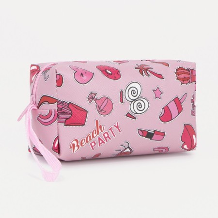 Lightning cosmetic bag, pink color