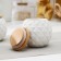 A set of ceramic curams "esthete", 3 subjects: 280 ml, white color