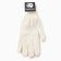 Gloves double, white color, rn 20