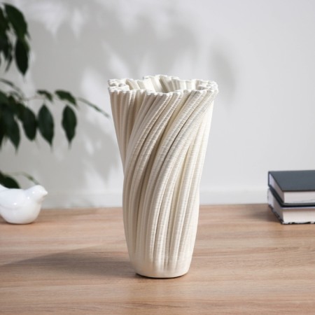 VAZA Ceramics Table "Alaz" Vitka, 24x15 cm, white