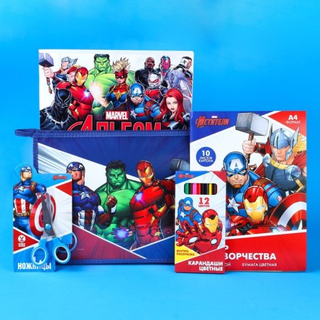 Gift set for a boy, 5 items, Avengers-1