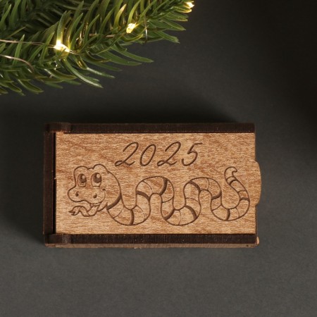 New Year's box "Snake 2025" 7x4x2 cm-4