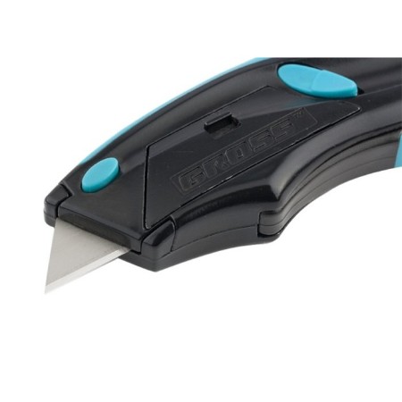 Repair and installation knife GROSS 78870, 170 mm, auto dumping, return of the blade, 5 blades-1