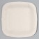 A plate disposable paper square "white", square, 16.5x16.5 cm