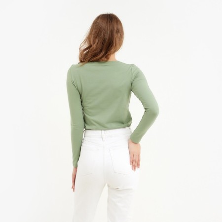 Longsliv Women's Minaku: Basic Line Olive Color, Rr. 42-2