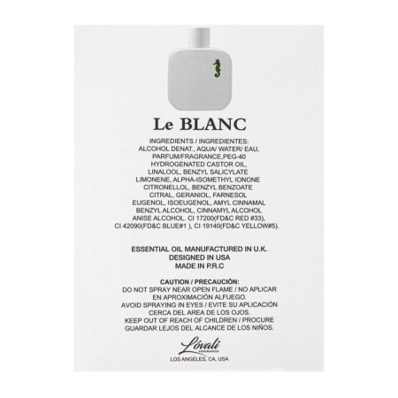 Men's toilet water Le Blanc (based on Lacoste L.12.12. White), 100 ml-4