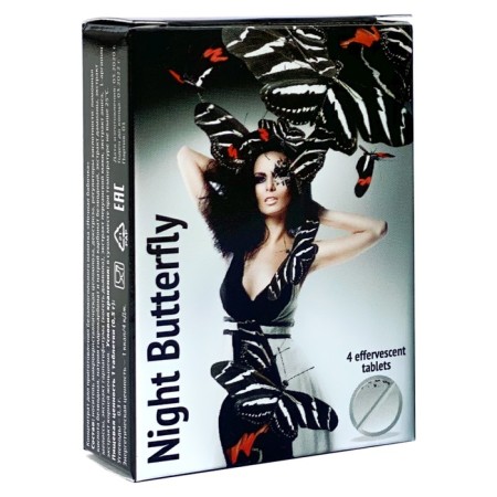 Tablets for women exciting "night butterfly", 4 pcs-1