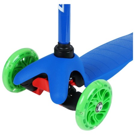 Graffiti scooter, Light wheels PU 110/75 mm, Abec 7, Blue color-3