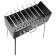 Mall-diplomat "Cedar" + 8 skewers, 570 x 280 x 700, steel 1.5 mm