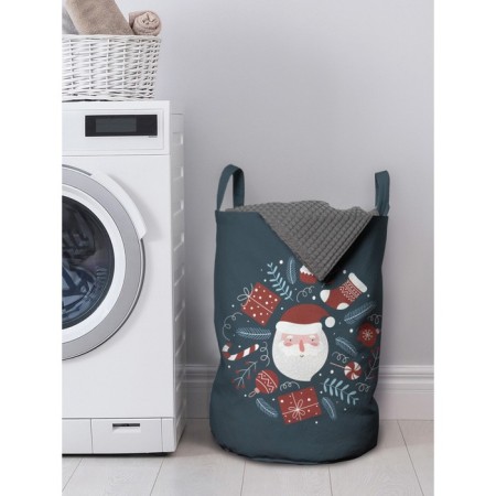 Basket for storing things "Happy Santa Claus", size 35x50 cm