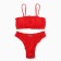 Swimsuit female separate minku color red, size 48
