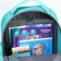 School backpack with an ergonomic back, 37x26x15 cm, cold heart