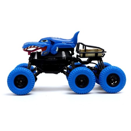 Radio -controlled jeep Dino, 1:16, 4WD, works on the battery, the color is blue-1