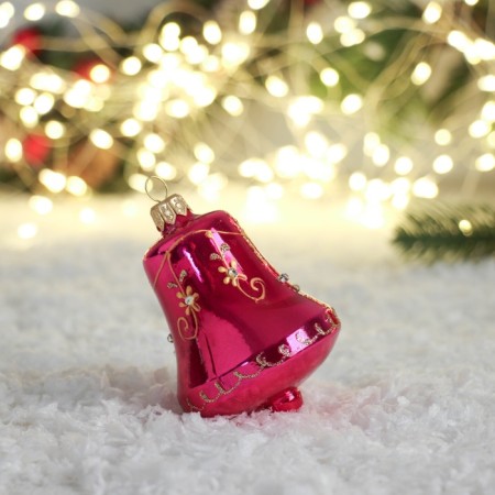 Christmas tree toy "bell" 8.5 cm-1