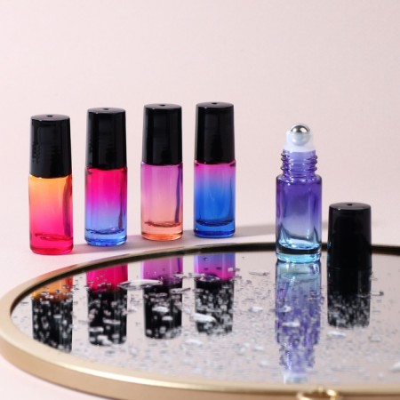 Perfume bottle "Uniqueness", with a metal video, 5 ml, color mix-1