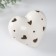 Souvenir Ceramics Light "Heart" White 12.3x9x8.6 cm