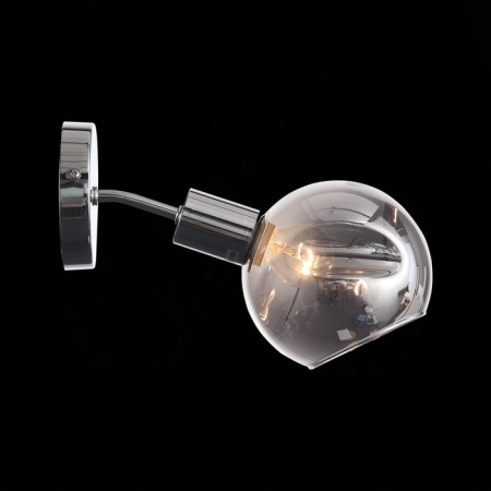 Wall lamp EVOLUCE. Sle155101-01. Gentore. 1x60 watts, E14, 13x14.5 cm, chromium color-3