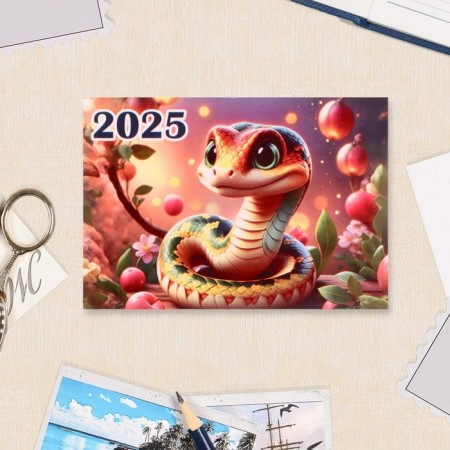 Pocket calendar "Symbol of the year - 4" Mix 2025, 7 x 10 cm-5
