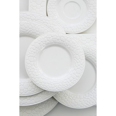 Porcelain saucer Magistro rodos, d = 15.4 cm, white color-6