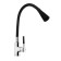 Accoona A9890F-1 kitchen mixer, single-leaf, silicone spout, black/chromium
